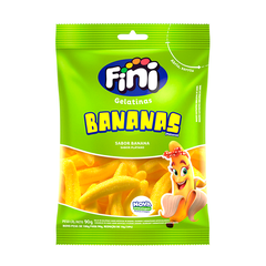 Balas de Gelatina Fini Bananas 90g