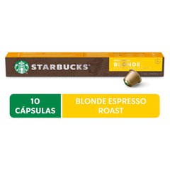 Café em Cápsula Starbucks Nespresso Blonde Espresso Roast 10 Cápsulas