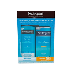 Kit Neutrogena Hydro Boost Hidratante Water Gel 400ml+Facial FPS25
