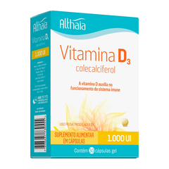 Vitamina D3 1000UI 30 Cápsulas Gel