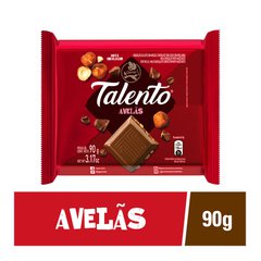 Chocolate Garoto Talento ao Leite com Avelãs 90g