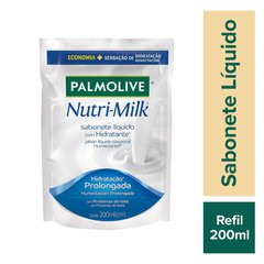 Sabonete Líquido Refil Palmolive Nutri-Milk Hidratante 200ml