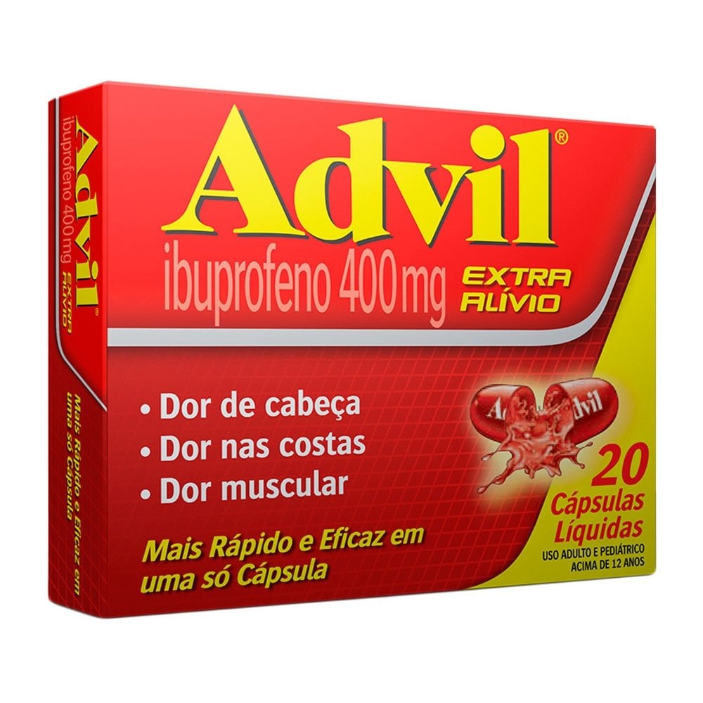 Advil 400mg 20 Cápsulas Líquidas Drogalider