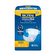 Ofertas de Fralda Geriátrica Bigfral Regular Plus G, pacote com 18