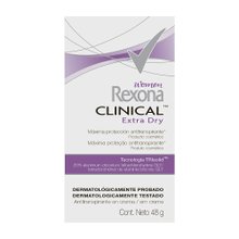 Rexona Clinical Extra Dry Women Desodorante Creme 48g - Perfumaria