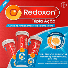 Ofertas de Vitamina C Efervescente Aceviton Imunidade laranja, caixa com 10  comprimidos
