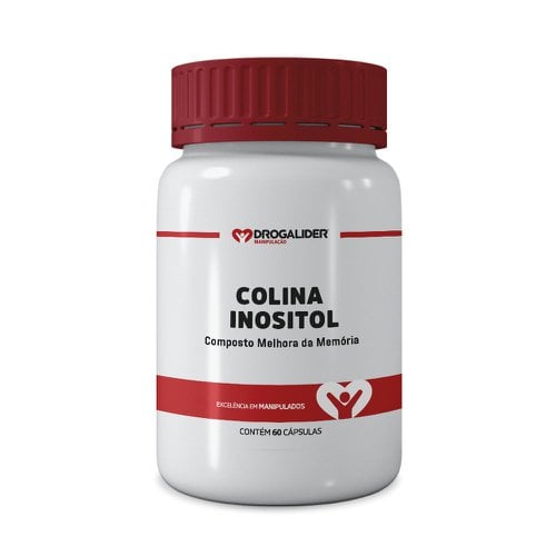Colina + Inositol 60 cápsulas Composto Melhora da Memória Drogalider