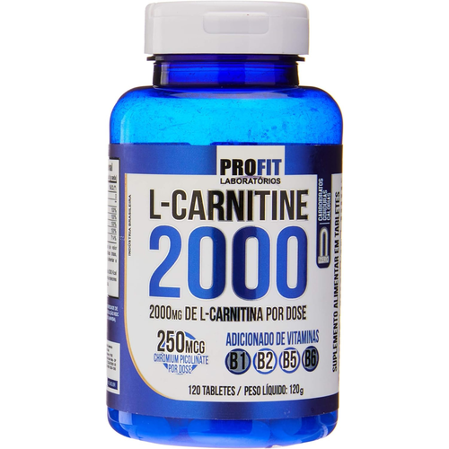 L-carnitine 2000 ProFit frasco com 120 tabletes