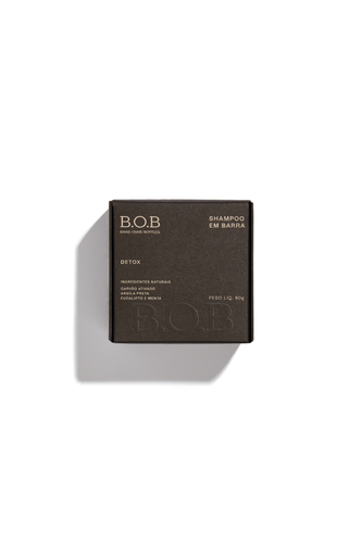 Shampoo Sólido Detox B.O.B bars Over Bottles