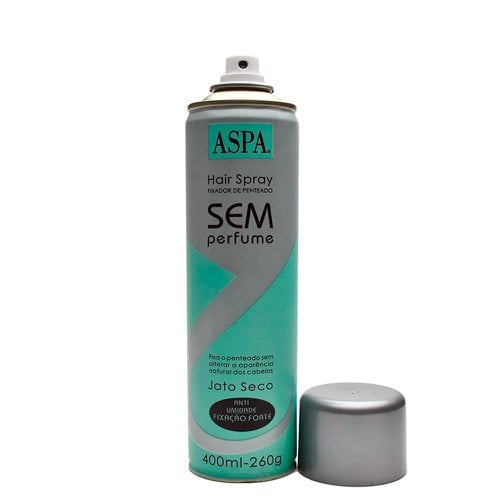 Spray Fixador Sem Perfume Jato Seco Fixação Normal Aspa 400ml