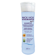 Shampoo Nick & Vick Nutri Raízes e Pontas Equilibradas com 260ml