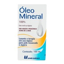 Óleo Mineral 100% - 100mL União Química