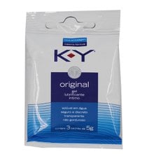 Gel Lubrificante Íntimo K-Y 3 Unidades 5g Cada