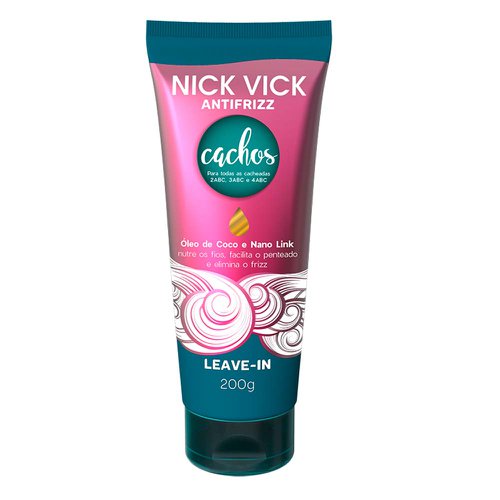 Leave-in Cachos Nick Vick Antifrizz 200g