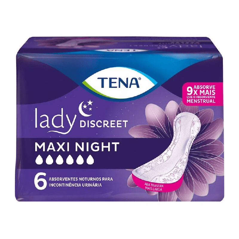 DISCREET compresa incontinencia maxi Higiene íntima Tena Lady - Perfumes  Club