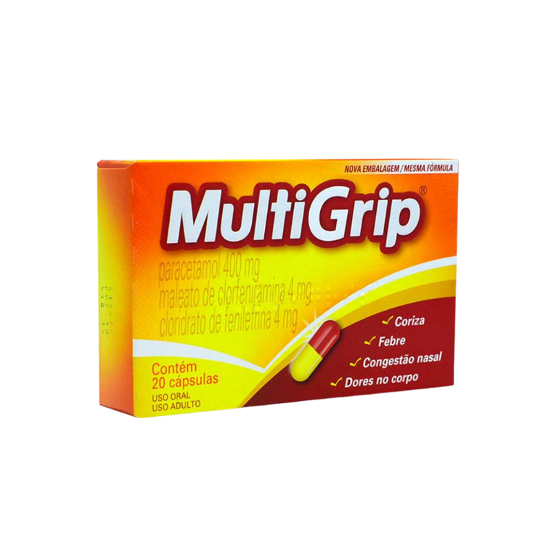 Comprar Multigrip Dor e Febre 200mg/mL, caixa com 1 frasco com 15mL de  solução de uso oral