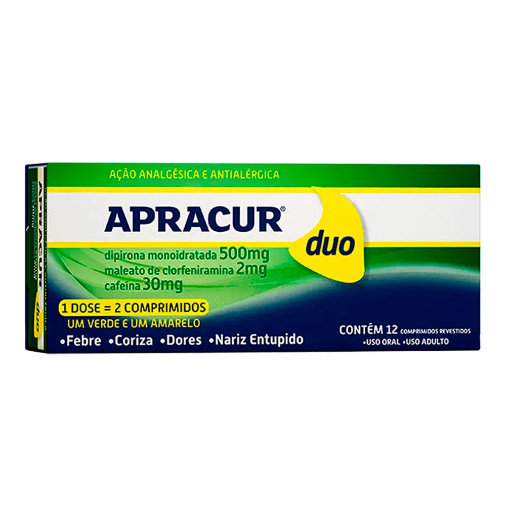 Apracur Duo 12 comprimidos