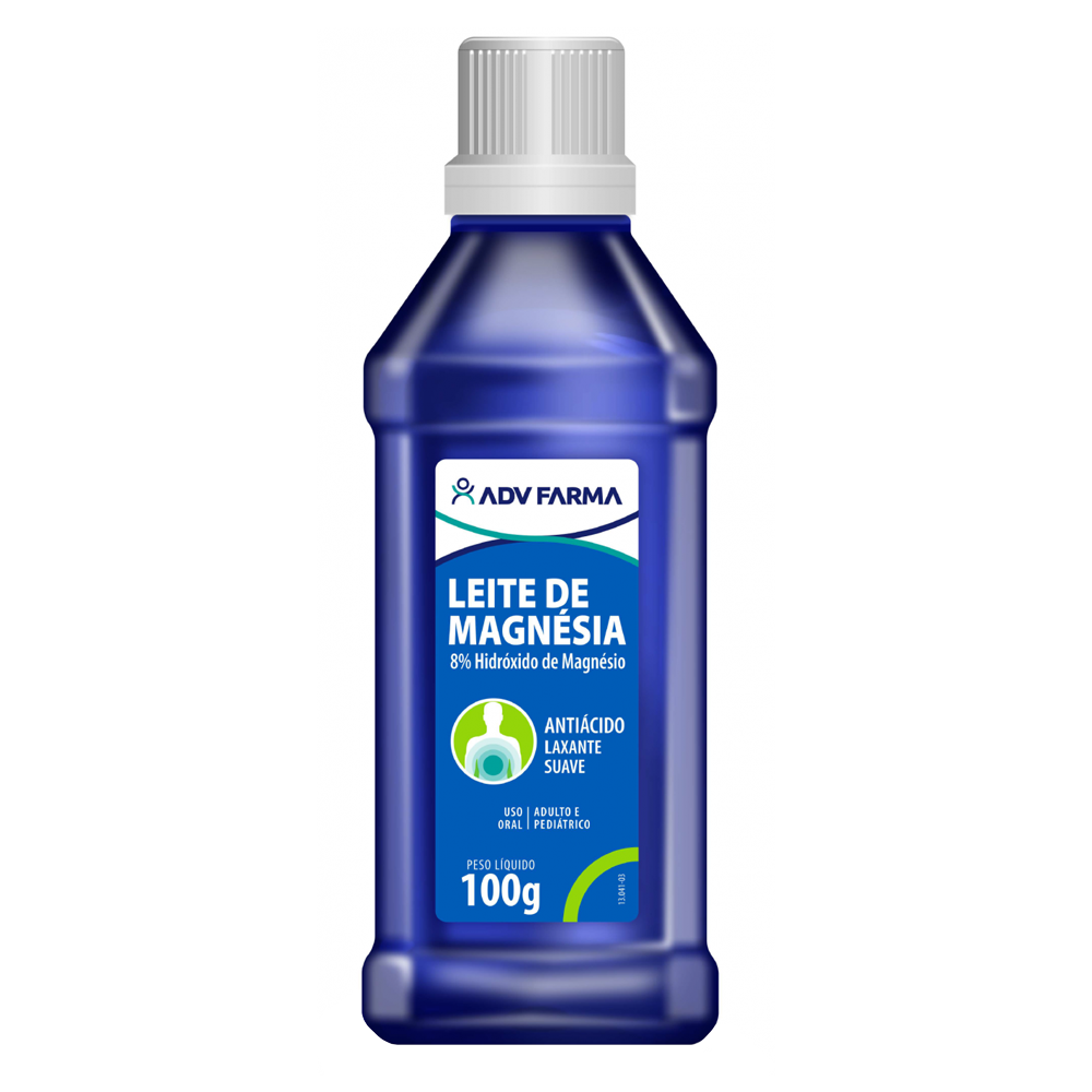 Leite de Magnésia Adv Farma 100g Aproveite os produtos da Drogaria