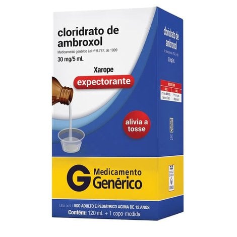 Cloridrato de Ambroxol 30mg5ml Cimed 120ml Cloridrato de Ambroxol 30mg5ml Cimed 120ml