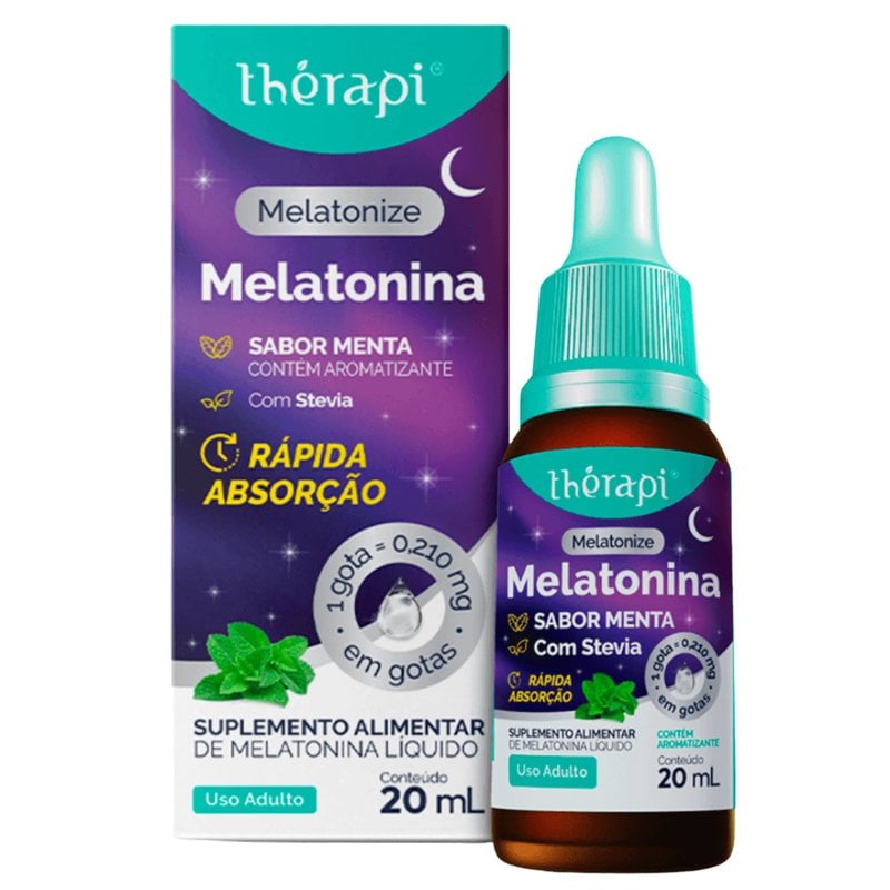 Thérapi Melatonize Melatonina Gotas 20ml Sabor Menta