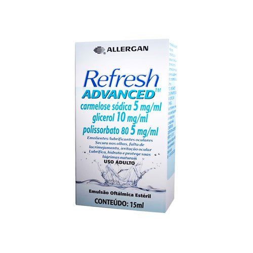 Refresh Advanced 5mg/mL   10mg/mL   5mg/mL frasco gotejador com 15mL