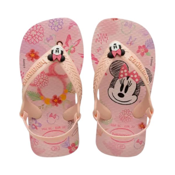 Sandalia Havaianas Baby Disney Classic Rosa Ballet Rosa 23 24 DrogaVen faz bem