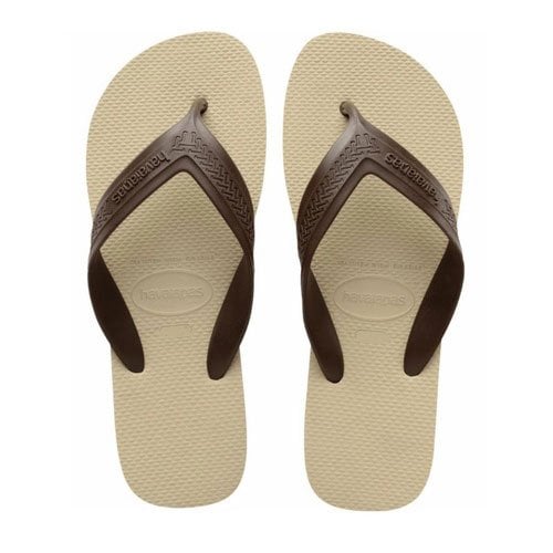 Chinelo Masculino Havaianas Top Max nº 37/38, areia e café
