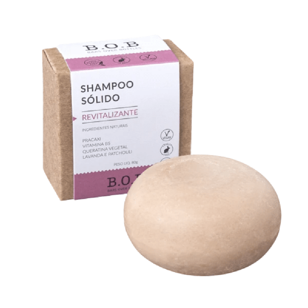 SHAMPOO EM BARRA BOB REVITALIZANTE 80G DrogaVen faz bem