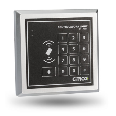 CONTROLADORA ACESSO LIGHT CX-7007 LEITOR PROX E TECLADO STANDALONE