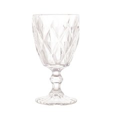 Taça de Água Vidro Diamante Transparente 300ml Ecos Houseware SK20001