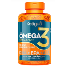 Ômega 3 Tripla Fonte (DHA + EPA + ALA) 1000mg 120 cápsulas - Katiguá