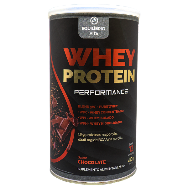 Whey Protein Chocolate 450G - Equilíbrio Vita
