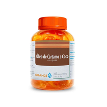 Óleo de Cartamo + Coco 1000mg 60 Cápsulas - Orange