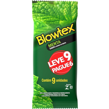 Preservativo Blowtex Menta Leve 9 Pague 6 Unidades - Blowtex