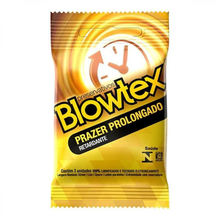 Preservativo Blowtex Prazer Prolongado Efeito Retardante Com 3 Unidades - Blowtex
