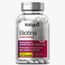 Biotina Dose Máxima (150% VD) 500mg 30 cápsulas – Katiguá