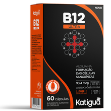 Vitamina B12 Ultra 9,94mcg 60 cápsulas em gel – Katiguá