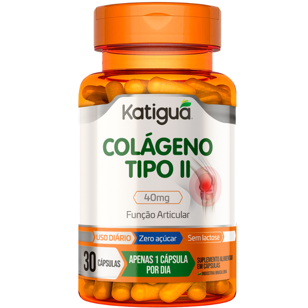 Colágeno Tipo II Função Articular 40mg 30 cápsulas – Katiguá