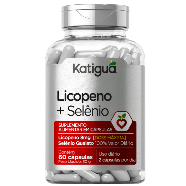 Licopeno de Tomate + Selênio 60 cápsulas – Katiguá