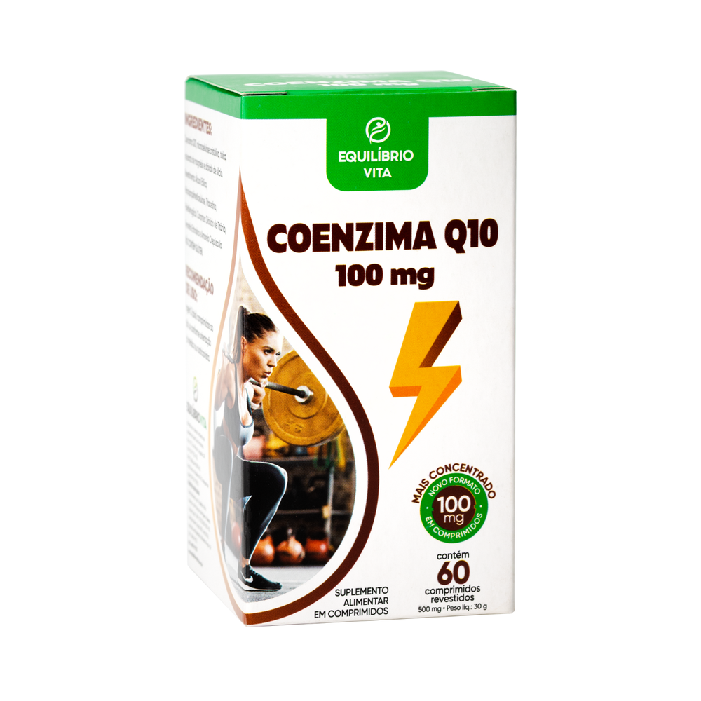 Coenzima Q10 100mg Equilíbrio Vita 60 Comprimidos Equilibra Vida 8831