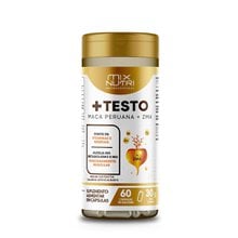 Testo + Maca Peruana + ZMA 30g | 60 Cápsulas - Mix Nutri