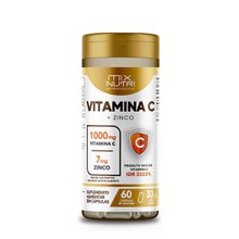 Vitamina C + Zinco Mix Nutri 33g | 60 Cápsulas