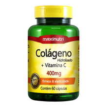 Colageno Hidrolisado + Vitamina C Maxinutri 400mg 60 Cápsulas
