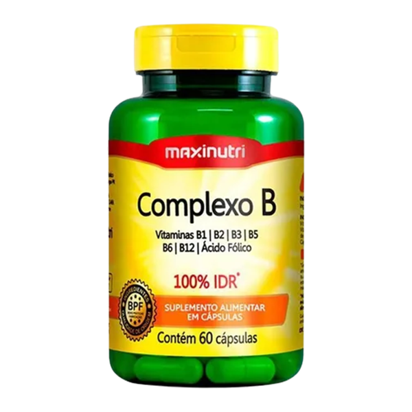Complexo B Maxinutri 100% IDR 60 Cápsulas