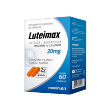 Luteimax (Luteína + Zeaxantina) 20mg - 60 Cápsulas – Maxinutri