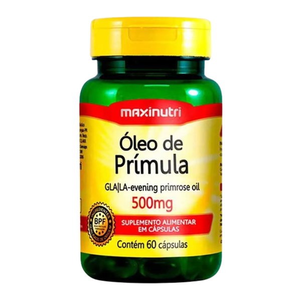 Óleo de Prímula 500mg | 60 Cápsulas - Maxinutri