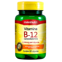 Vitamina B12 Maxinutri - 60 Cápsulas