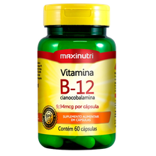 Vitamina B12 Maxinutri - 60 Cápsulas