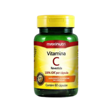 Vitamina C Revestida 100% IDR- 60 Cápsulas | Maxinutri