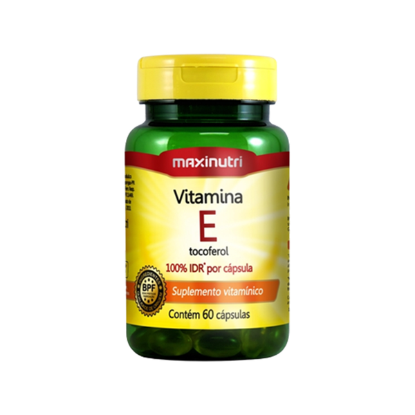 Vitamina E | 60 Cápsulas - Maxinutri